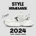 Men 2024 Spring Small White Couple Mesh Surface Breathable Casual Thick Sole Increase Sports Shoes For Men And Women_vogvips.com