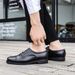 Classic Old Cowhide Three Joint Genuine Leather Men's Round Toe Work Online, Lace Up Security Shoes, Dad Shoes_vogvips.com
