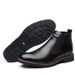 European Warm Series New Fashion Large Size Leather Slip-On Martin High Top Men's British Work Boots_vogvips.com