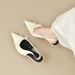 Light Luxury French Style High-heeled Sandals, 2026 New Versatile Elegant Bow Pointed Toe Stiletto Sandals For Women_vogvips.com