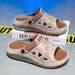 Men's Summer Wear, Anti Slip Wear-resistant Driving, Cool Slippers For Sports, Outdoor Leisure, And A Sense Of Poop On_vogvips.com
