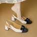 New-Style Women's Chunky Heels, 2026 Early Spring New Model, French-Style Elegant Fashion, Casual Work High-Heeled_vogvips.com