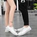 Men's Shoes Silver-white Reflective Strip Shoes Board Shoes Leather Shoes Men's Casual Shoes_vogvips.com