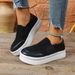 SHLIANG Shallow Mouth Shoes Woman Clogs Platform Casual Female Sneakers Flats Loafers With Fur All-Match Round Toe Slip-on X0076_vogvips.com
