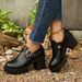 Women's British Style High Heeled Shoes Deep Cut Design Plus Size Professional Leather Autumn New Style_vogvips.com