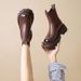Thick-Soled Genuine Leather Martin New Autumn And Winter Style, Height-Increasing Short For Petite Women, Fleece-Lined_vogvips.com