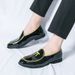 Suitable For All Seasons 2025 New Fashion Large Size 46 Tassel Loafers Men British Korean Style Hairstyle Leather Shoes_vogvips.com