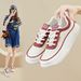 Little White Shoes Female Student Mesh Breathable Heightening Shoes Casual Shoes Board Shoes_vogvips.com