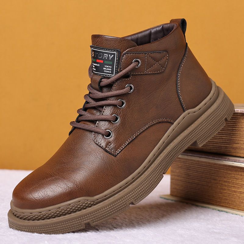 European Warm Series Casual Warm Trendy Shoes Tactical Men Only Selling Men's Autumn Winter New Versatile Martin Boots 97_vogvips.com