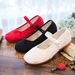 Flat Shoes With Cow Tendon Sole, Solid Color Women's Single Spring And Summer New Items, Embroidered Cloth Shoes, Plate_vogvips.com