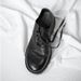 Black Men's Dark Yamamoto Handmade Trendy Personalized Vintage Leather, Soft Cowhide Leather Shoes, Summer_vogvips.com