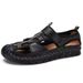 Cross-Border Spring New Sandals Handmade Stitching Export Casual Outdoor Breathable Men's Large Size Beach Shoes_vogvips.com