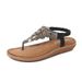 Women's Flat Rhinestones Bohemian Comfort Shoes_vogvips.com