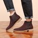 European Warm Series New Men's Slip-On Trendy Large Size Short Genuine Leather Cow Suede Boots For Men_vogvips.com