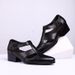 2025 Summer Business Suit Sandals High Heels Hollow Pointed Men's Breathable Hole Shoes_vogvips.com