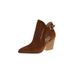 Women's Roman Sandals With Chunky Heel - Retro Open-Toe Hollow Bootie Sandals In Black And Chestnut Retro Hollow Out Sandal Boots._vogvips.com