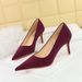 3391-A10 Style Fashionable Minimalist Women's Shoes, Thin High Heels, Shallow Mouthed Pointed Toes, New Spring And_vogvips.com