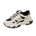 New Women's Fleece-Lined Warm Dad Leather Waterproof Non-Slip Casual Sneakers Thick Sole All-Season Trendy Shoes_vogvips.com