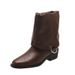 Yueyu Chunky Heel Slimming Pleated Slouch For Women 2025 Autumn Winter New Over-the-Knee High Metal Ring Knight Boots_vogvips.com