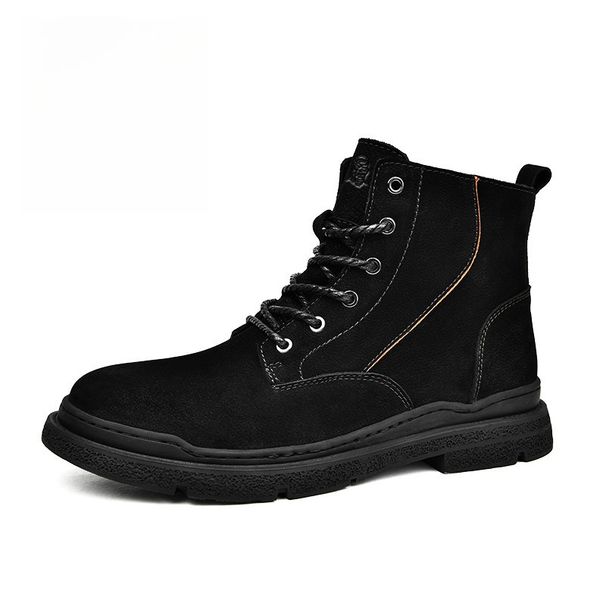 High Top Martin Boots Men's Shoes Medium Boots Tooling Men's Short Boots Snow Men's Shoes_vogvips.com
