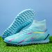 Football shoes High top new camouflage adult training professional spike sneakers_vogvips.com