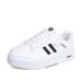 Thick Soled Height Increasing Versatile Shoes For Women, Autumn New Low Top Board Casual Sports White Shoes, Trendy_vogvips.com