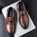 Spring Loafer Business Leather Shoes Mens Fashion Casual Dress Shoes Classic Formal Oxford Shoes For Men Elegantes Gents Shoes_vogvips.com