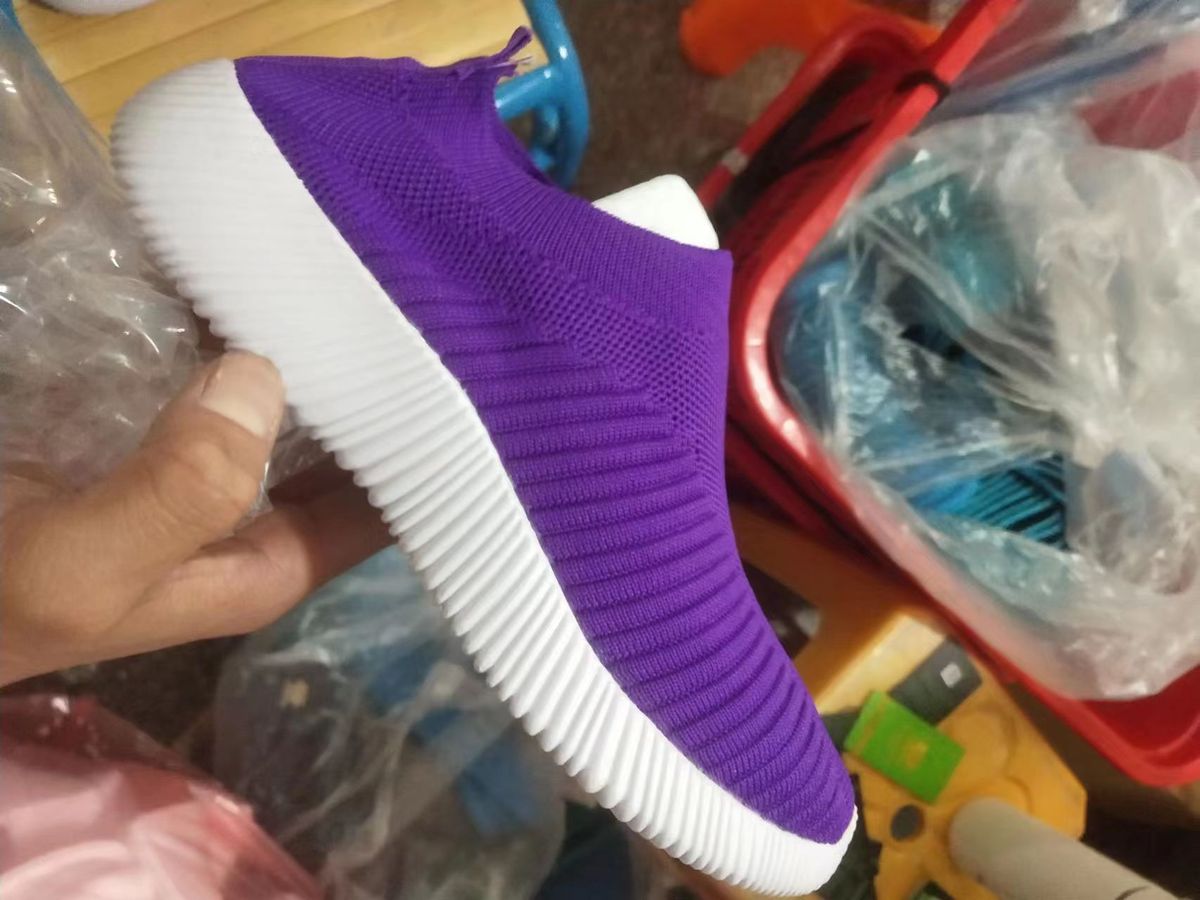 2025 Elastic Socks Flat Bottom Sports And Casual Lightweight Cover Footwear Women's Shoes 35-43_vogvips.com