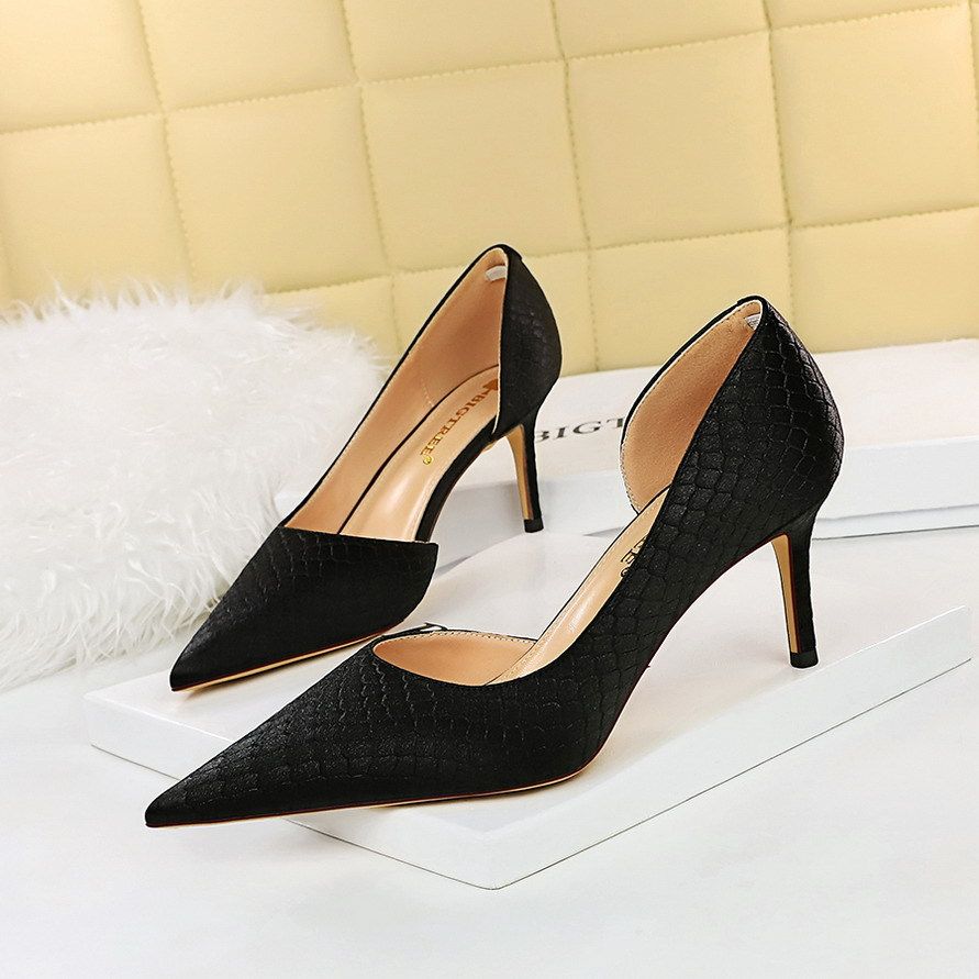 Elegant Satin Pointed Toe Stiletto Heels Women Chic Open High Heel Pumps For Parties Evening Events Sizes_vogvips.com
