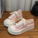 Autumn Women Mango Head Canvas Platform Lady Ins-style Vulcanized Skate Adult Soft-soled Casual White Shoes_vogvips.com