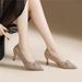 Elegant Commuting Women's Pointed Toe, 2026 Early Spring Single Shoes With Mesh Embroidery, Butterfly Rhinestones, And_vogvips.com