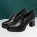 Soft Sole Comfortable German Training Shoes Casual Leather Sports Board Shoes Lightweight Single Shoes Women_vogvips.com