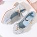 2026 Spring Autumn Princess And Leather Soft Sole Little Girls' High Heels Children's Crystal Single Shoes For Young Gir_vogvips.com