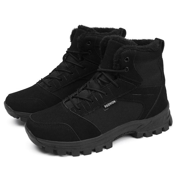 Oversized Winter Skiing Waterproof Thick Soled Breathable And Wear-Resistant Men's Shoes, Hiking Shoes 495_vogvips.com