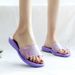 Luofu Women's Summer Crystal Jelly Slippers Indoor Non-Slip Odor-Resistant Home Bathroom Shower Sandals_vogvips.com