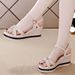 Women S Wedge Heel Shoes With Dresses Can Be Worn As Heightening Sandals For Ladies_vogvips.com