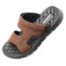 Men's New Summer Outerwear With Anti Slip Wear-resistant Soft Casual Fashionable Thick Sole, Dual-use Beach Slippers And_vogvips.com