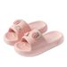 Cute Strawberry Women Summer Home Use Non Slip Indoor Couple Dormitory Soft Thick Bottom Bathing And Cooling Slippers_vogvips.com