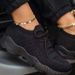 Women's U Shaped Platform Lace Up Sneakers Summer Flyknit Plus Size Solid Color White Dad Shoes_vogvips.com