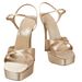 Directly Supplied By The Manufacturer, Black Satin Cross-strap Platform Sandals For Women With Buckle Ankle Strap, Sexy_vogvips.com