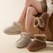 Snow Boots Outdoor Waterproof Closed Heel Slippers Women Winter Home New Couple Thick Sole Fleece Lined Warm Cotton_vogvips.com