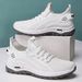 Women's Large Size Women's Shoes Fly-woven Breathable Sports Shoes Casual Shoes Single Shoes Mesh Shoes_vogvips.com