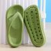 Rimocy Soft Sole EVA Women's Flip Flops 2025 Summer Beach Non-slip Cloud Slippers Women Thick Platform Clip Toe Bathroom_vogvips.com