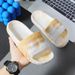 Slippers With A Poop Like Feel Men, Summer New Style, Non Slip Bathroom Home Use, Bath Couples, Thick Bottom Home, Men's_vogvips.com