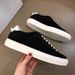 2025 New High-End Suede Leather Men's Sneakers Premium Feel Casual Black Shoes_vogvips.com