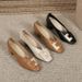 2025 Spring And Autumn New Mid Season Single Order Women's Coarse Heel Square Head Grandma Shoes_vogvips.com