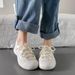Little White Shoes Female Internet Celebrity Street Shot Casual Shoes Versatile Breathable Fashion Flat Shoes_vogvips.com