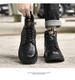 Martin Boots Men's High-top Boots Hand-scratched Tooling Shoes Young And Young Retro Casual Leather Boots Men_vogvips.com