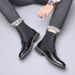 European Warm Series 2025 New Men's Casual High-top Martin Boots Outdoor Work Fashion Large Size Plush Cotton Shoes_vogvips.com