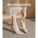 Thin High-End Nude Pointed Toe Heels For Women, Comfortable 2024 New Summer Airy High Heel Sandals_vogvips.com